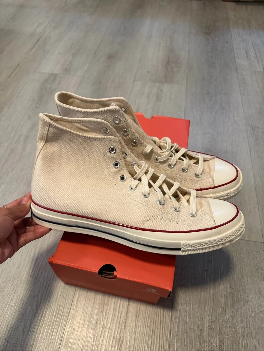 Converse high cut shoes